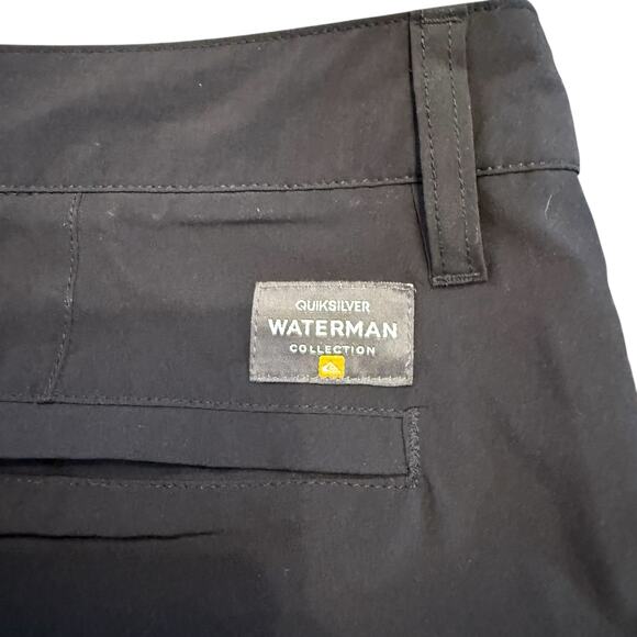 Quiksilver Men’s Waterman black board shorts, swim, some stretch Size 38 - Picture 7 of 7